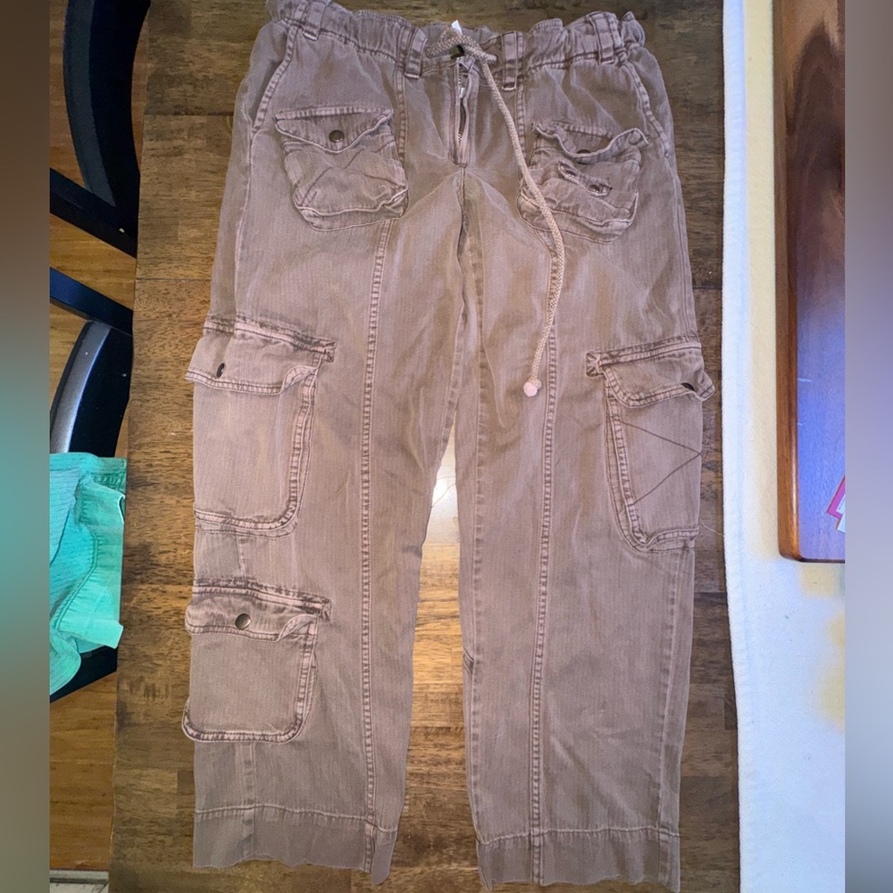 Free people Tahiti cargo pants